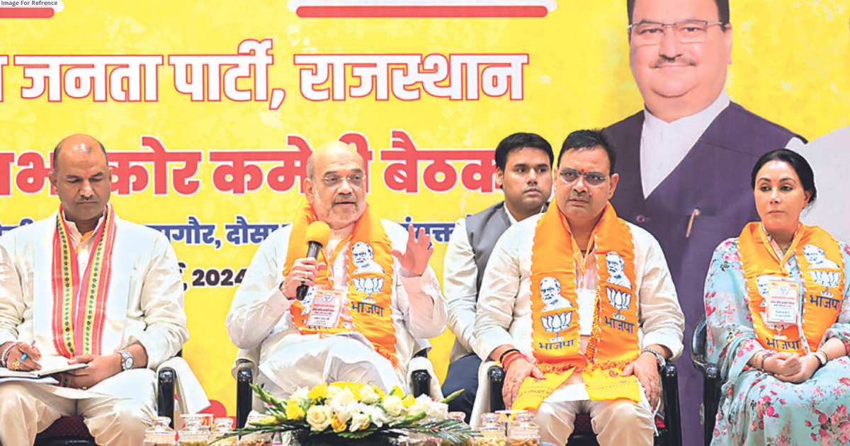 Amit Shah aims for 15% margin, urges strong booth management